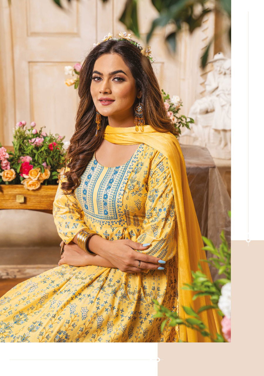 Wanna Paheli 2 Fancy Festive Wear Heavy Rayon Kurtis With Dupatta Collection